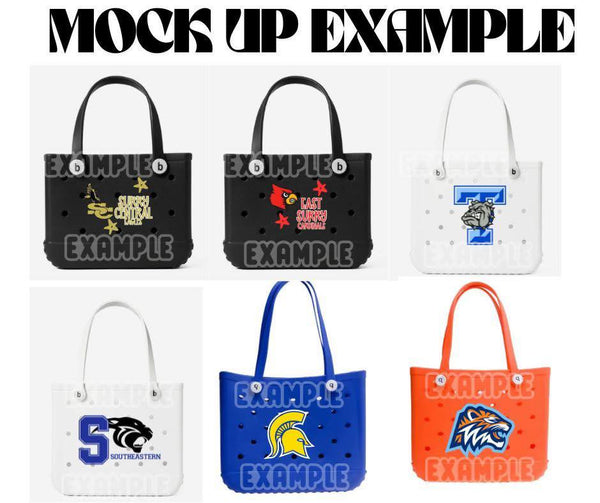 CUSTOM MASCOT TOTE BAGS