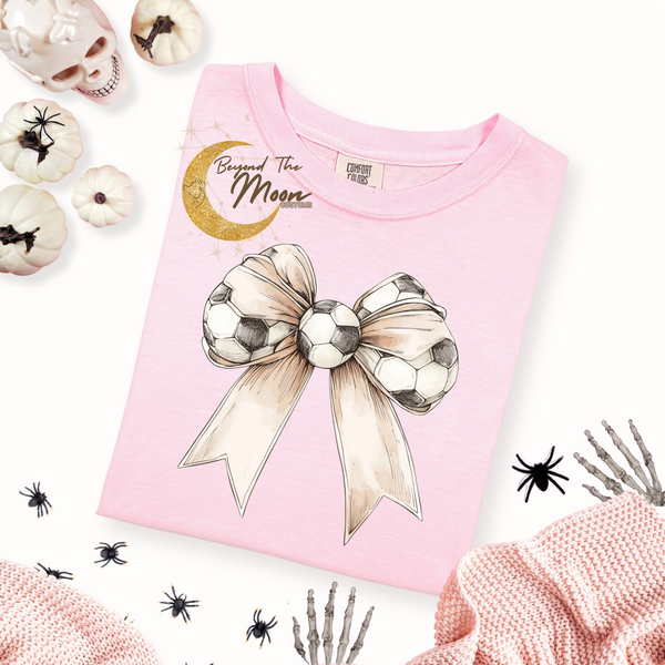 SOCCER BOW BEIGE
