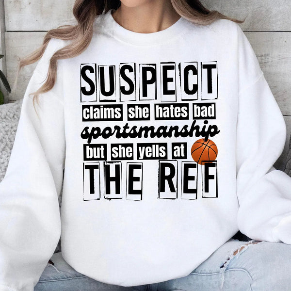 SUSPECT CLAIMS BASKETBALL