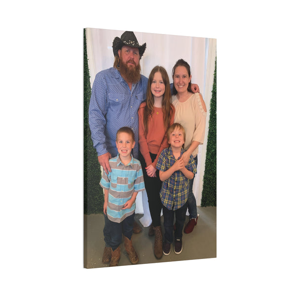 Custom Family Canvas Print, Wall Art, Home Decor, Family Portrait, Gift Idea for Holidays, Personalized Art for Family