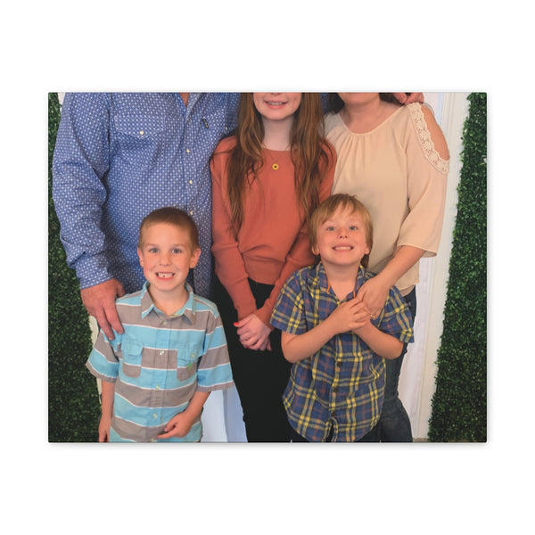 Custom Family Canvas Print, Wall Art, Home Decor, Family Portrait, Gift Idea for Holidays, Personalized Art for Family