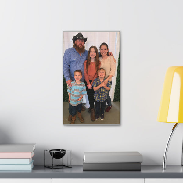 Custom Family Canvas Print, Wall Art, Home Decor, Family Portrait, Gift Idea for Holidays, Personalized Art for Family