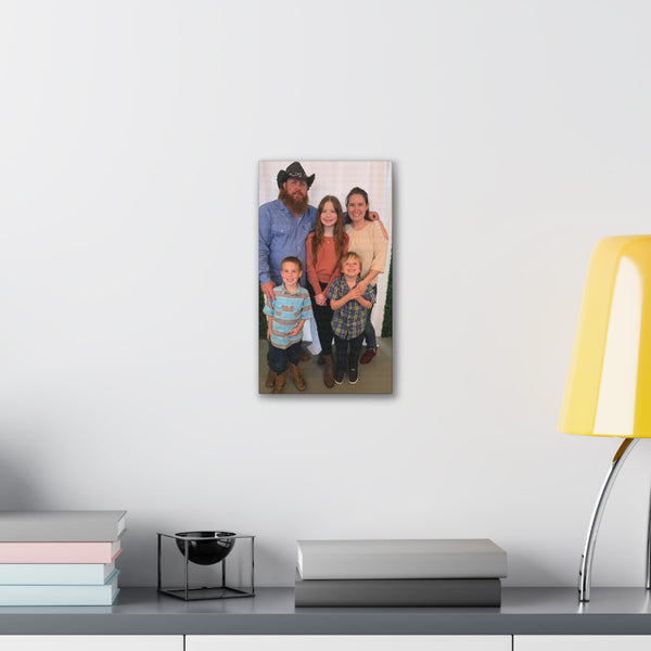 Custom Family Canvas Print, Wall Art, Home Decor, Family Portrait, Gift Idea for Holidays, Personalized Art for Family