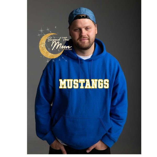 MUSTANGS TEAM WELLS 4TH GRADE GIRLS - BLUE