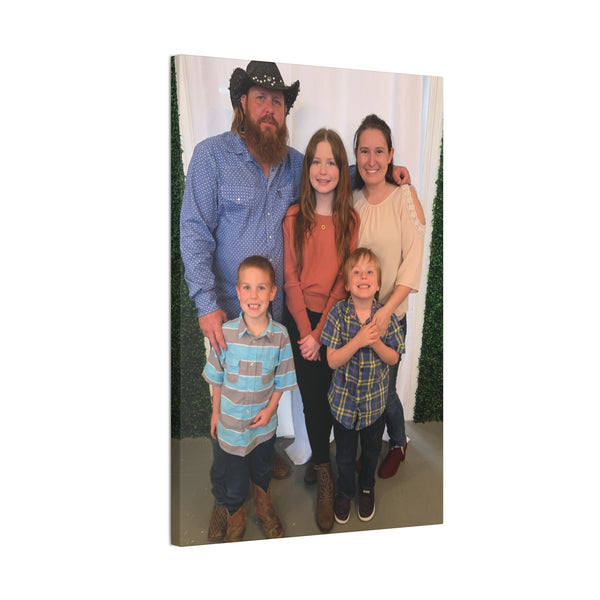 Custom Family Canvas Print, Wall Art, Home Decor, Family Portrait, Gift Idea for Holidays, Personalized Art for Family