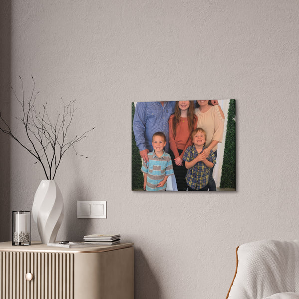 Custom Family Canvas Print, Wall Art, Home Decor, Family Portrait, Gift Idea for Holidays, Personalized Art for Family