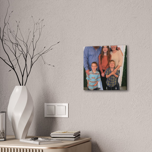 Custom Family Canvas Print, Wall Art, Home Decor, Family Portrait, Gift Idea for Holidays, Personalized Art for Family