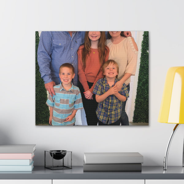 Custom Family Canvas Print, Wall Art, Home Decor, Family Portrait, Gift Idea for Holidays, Personalized Art for Family