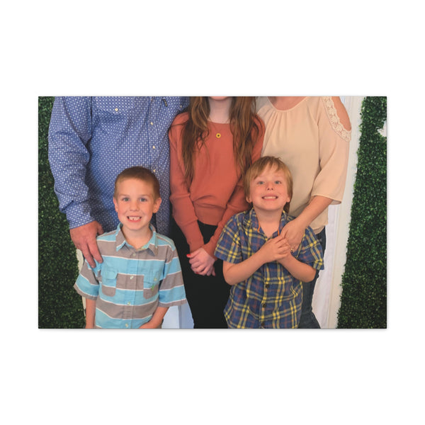 Custom Family Canvas Print, Wall Art, Home Decor, Family Portrait, Gift Idea for Holidays, Personalized Art for Family