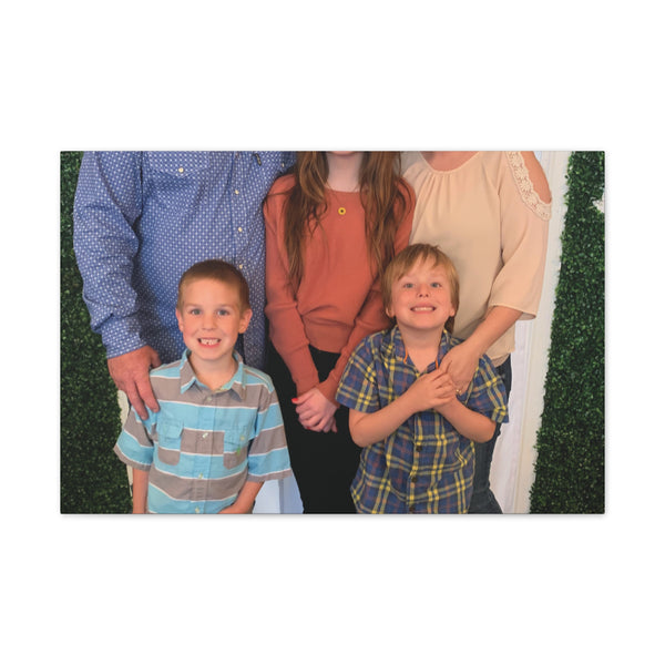 Custom Family Canvas Print, Wall Art, Home Decor, Family Portrait, Gift Idea for Holidays, Personalized Art for Family