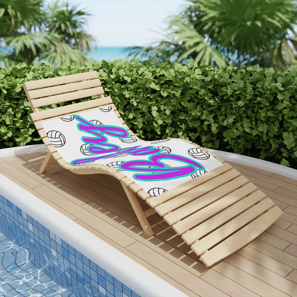 Custom Volleyball Beach Towel, Personalized Beach Blanket, Fun Summer Accessory, Family Beach Day, Gift for Sports Lovers