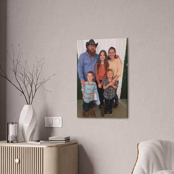 Custom Family Canvas Print, Wall Art, Home Decor, Family Portrait, Gift Idea for Holidays, Personalized Art for Family