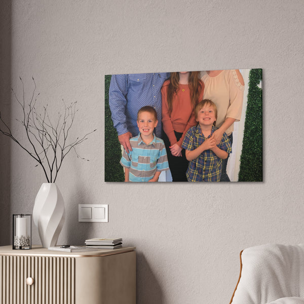 Custom Family Canvas Print, Wall Art, Home Decor, Family Portrait, Gift Idea for Holidays, Personalized Art for Family