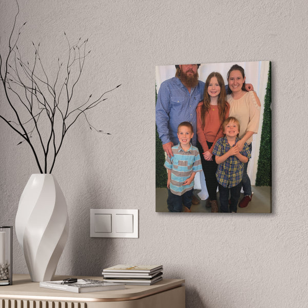 Custom Family Canvas Print, Wall Art, Home Decor, Family Portrait, Gift Idea for Holidays, Personalized Art for Family