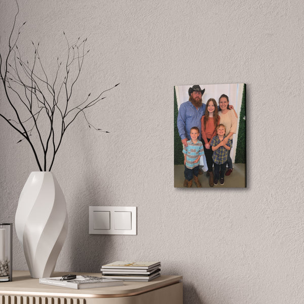 Custom Family Canvas Print, Wall Art, Home Decor, Family Portrait, Gift Idea for Holidays, Personalized Art for Family