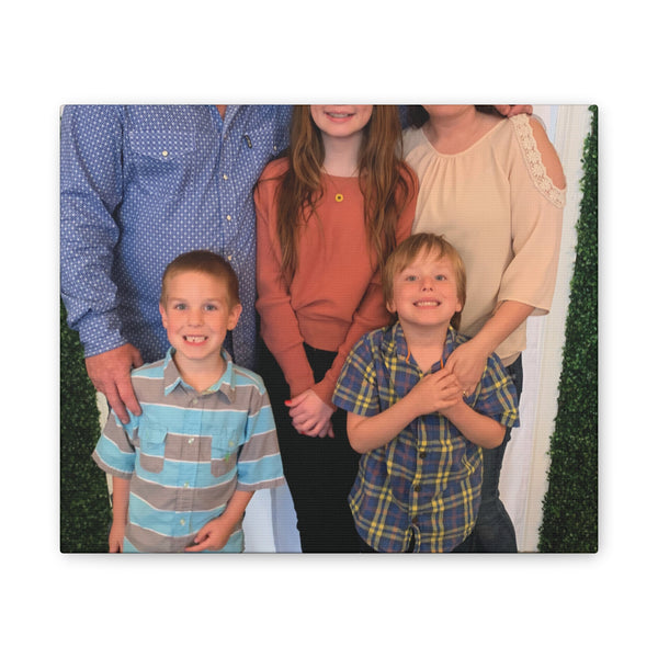 Custom Family Canvas Print, Wall Art, Home Decor, Family Portrait, Gift Idea for Holidays, Personalized Art for Family