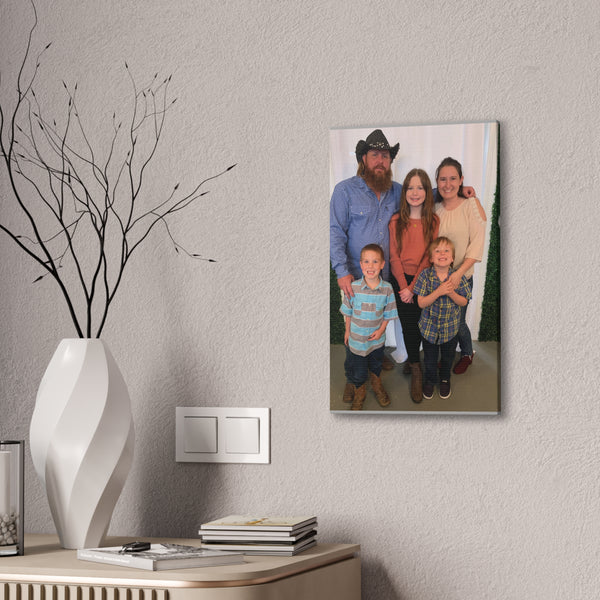 Custom Family Canvas Print, Wall Art, Home Decor, Family Portrait, Gift Idea for Holidays, Personalized Art for Family