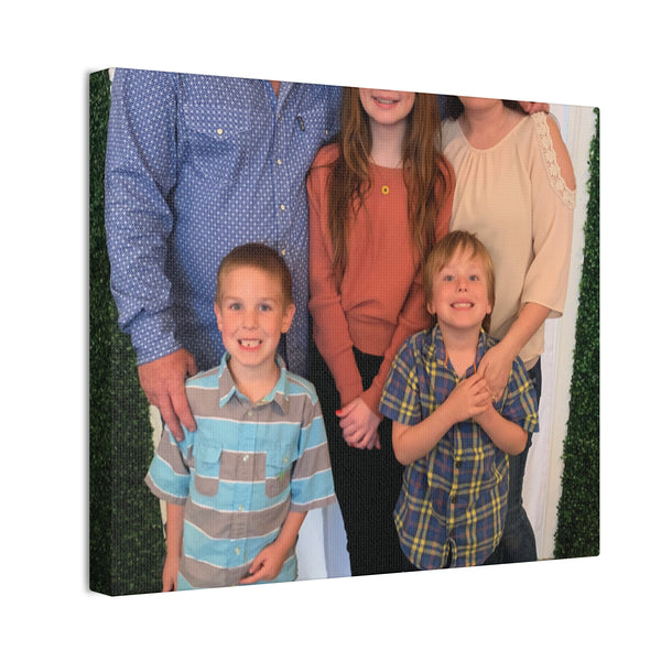 Custom Family Canvas Print, Wall Art, Home Decor, Family Portrait, Gift Idea for Holidays, Personalized Art for Family