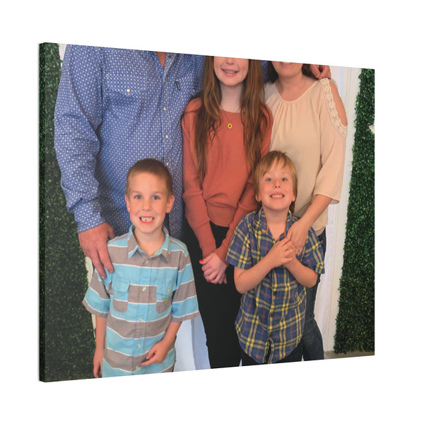 Custom Family Canvas Print, Wall Art, Home Decor, Family Portrait, Gift Idea for Holidays, Personalized Art for Family