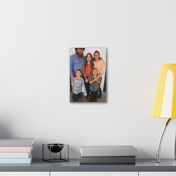 Custom Family Canvas Print, Wall Art, Home Decor, Family Portrait, Gift Idea for Holidays, Personalized Art for Family