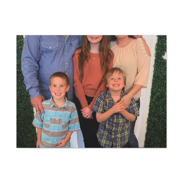 Custom Family Canvas Print, Wall Art, Home Decor, Family Portrait, Gift Idea for Holidays, Personalized Art for Family