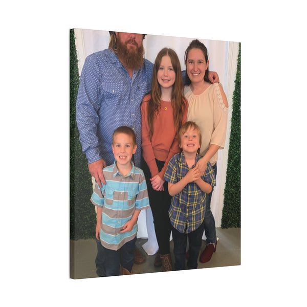 Custom Family Canvas Print, Wall Art, Home Decor, Family Portrait, Gift Idea for Holidays, Personalized Art for Family