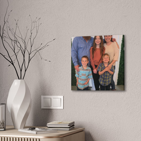 Custom Family Canvas Print, Wall Art, Home Decor, Family Portrait, Gift Idea for Holidays, Personalized Art for Family