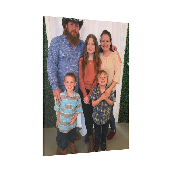 Custom Family Canvas Print, Wall Art, Home Decor, Family Portrait, Gift Idea for Holidays, Personalized Art for Family