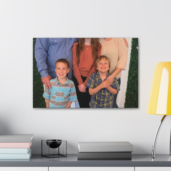 Custom Family Canvas Print, Wall Art, Home Decor, Family Portrait, Gift Idea for Holidays, Personalized Art for Family