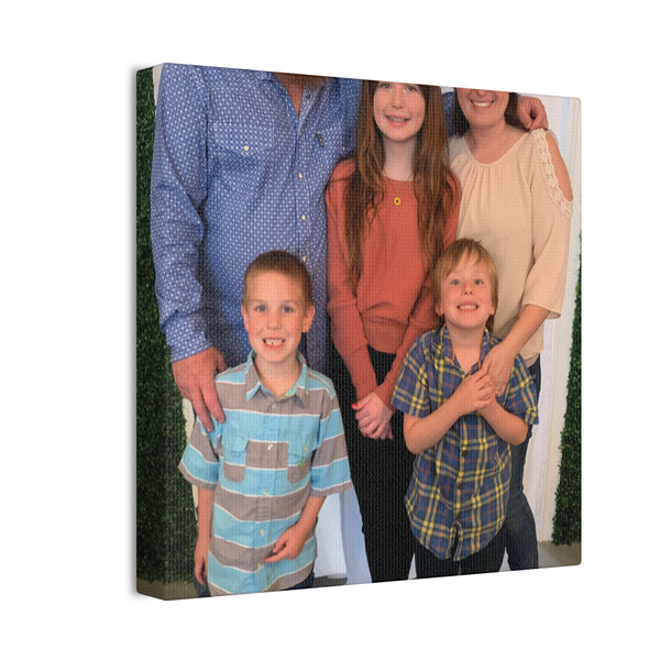 Custom Family Canvas Print, Wall Art, Home Decor, Family Portrait, Gift Idea for Holidays, Personalized Art for Family