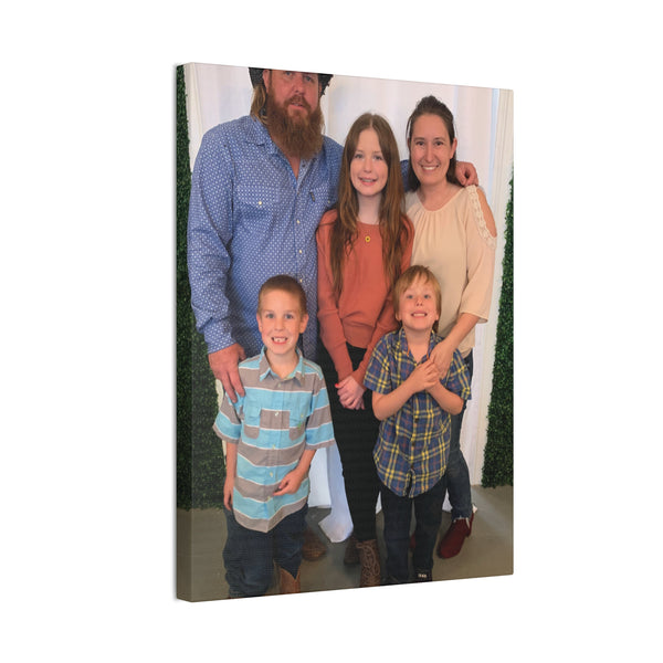 Custom Family Canvas Print, Wall Art, Home Decor, Family Portrait, Gift Idea for Holidays, Personalized Art for Family