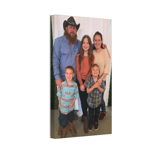 Custom Family Canvas Print, Wall Art, Home Decor, Family Portrait, Gift Idea for Holidays, Personalized Art for Family
