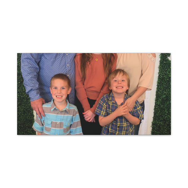 Custom Family Canvas Print, Wall Art, Home Decor, Family Portrait, Gift Idea for Holidays, Personalized Art for Family