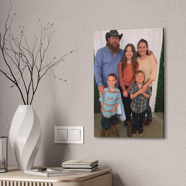 Custom Family Canvas Print, Wall Art, Home Decor, Family Portrait, Gift Idea for Holidays, Personalized Art for Family