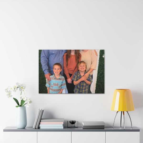 Custom Family Canvas Print, Wall Art, Home Decor, Family Portrait, Gift Idea for Holidays, Personalized Art for Family