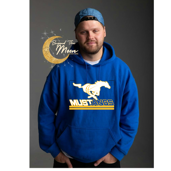 MUSTANGS TEAM MOORE 2ND GRADE BOYS - WHITE