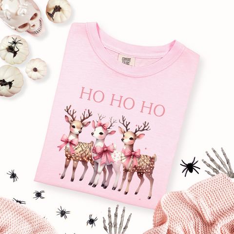 Ho ho ho pink reindeer