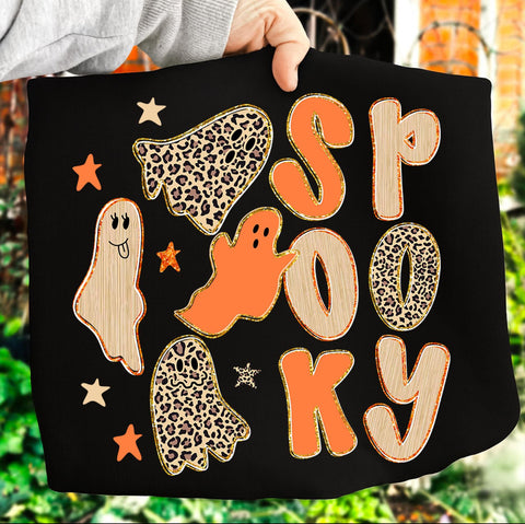 SPOOKY LEOPARD GHOSTS