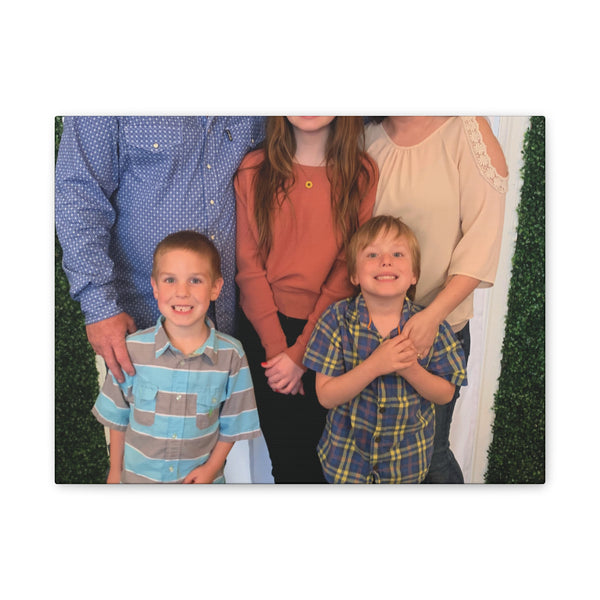 Custom Family Canvas Print, Wall Art, Home Decor, Family Portrait, Gift Idea for Holidays, Personalized Art for Family