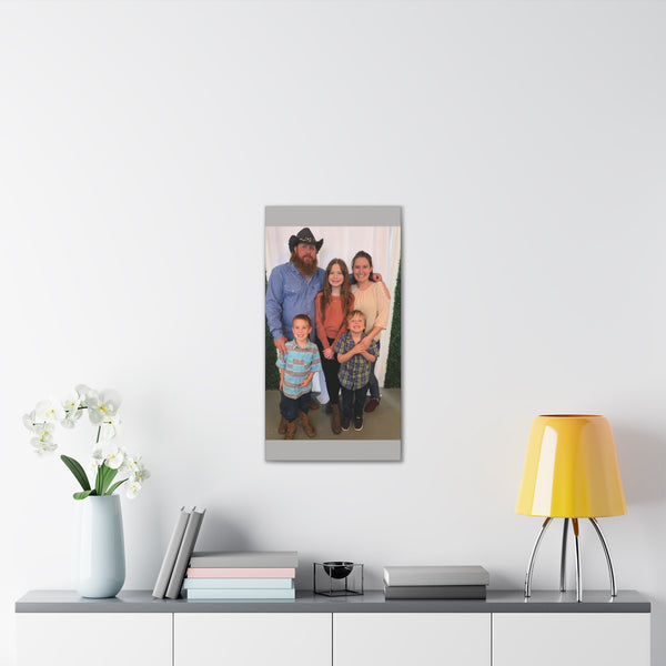 Custom Family Canvas Print, Wall Art, Home Decor, Family Portrait, Gift Idea for Holidays, Personalized Art for Family