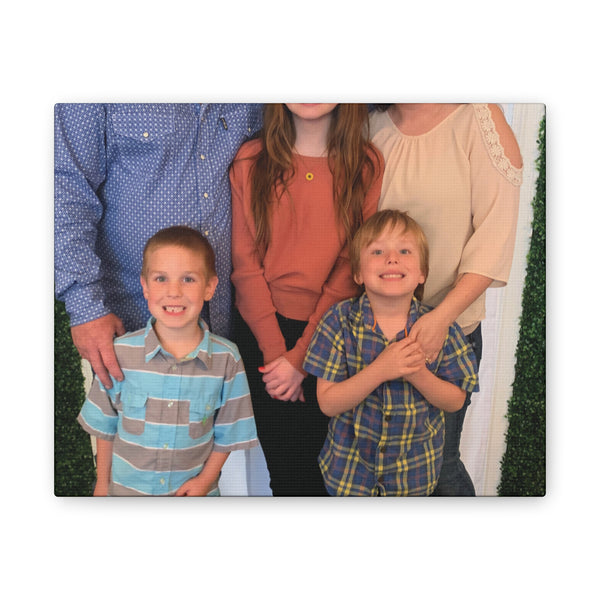 Custom Family Canvas Print, Wall Art, Home Decor, Family Portrait, Gift Idea for Holidays, Personalized Art for Family