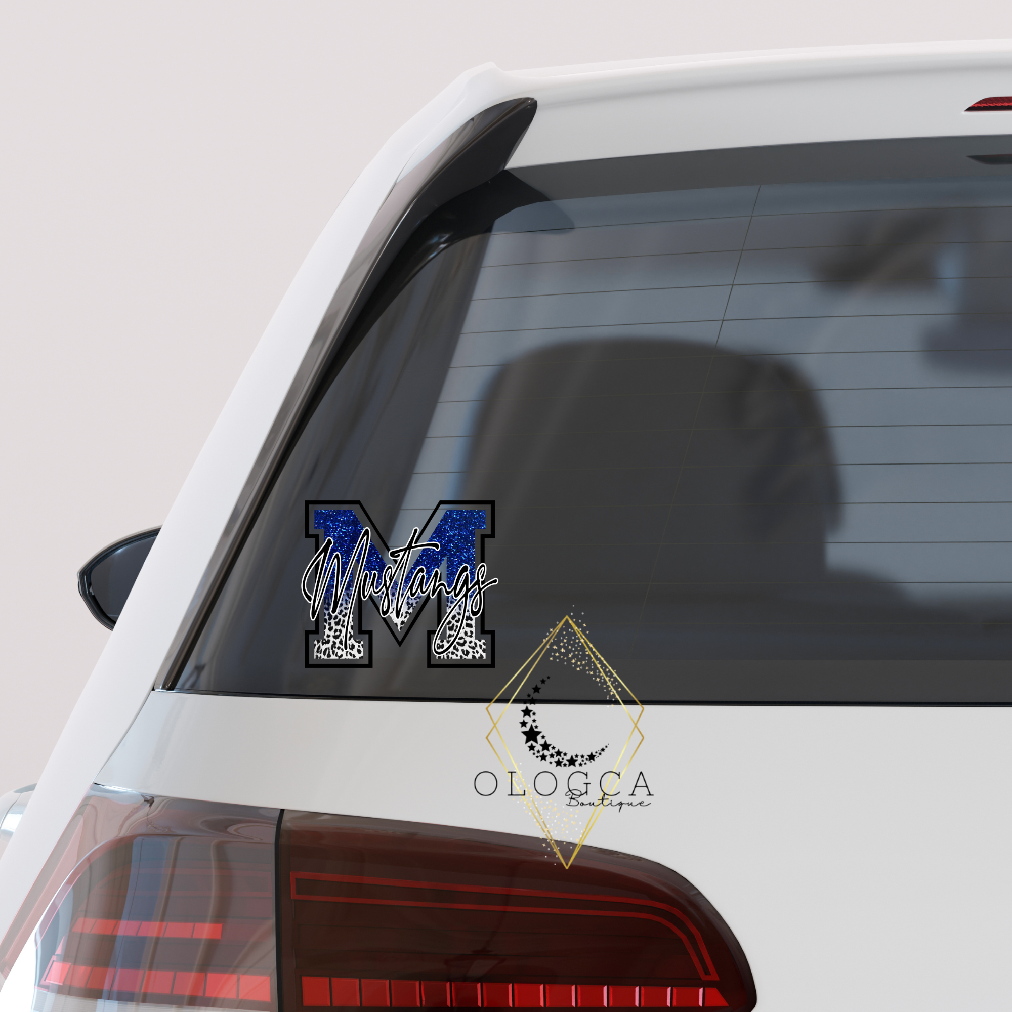 ROYAL LEOPARD MUSTANGS DECAL