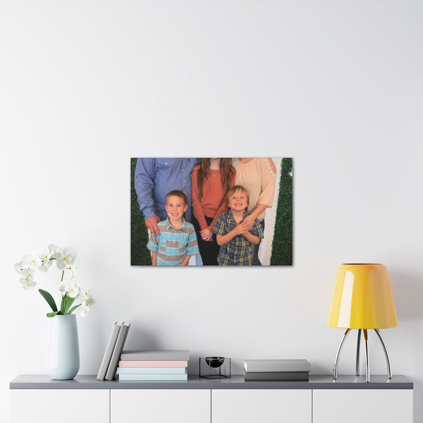 Custom Family Canvas Print, Wall Art, Home Decor, Family Portrait, Gift Idea for Holidays, Personalized Art for Family