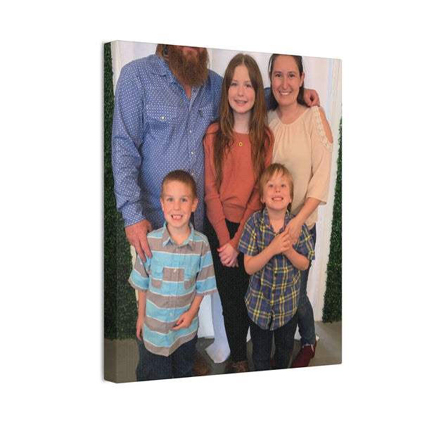 Custom Family Canvas Print, Wall Art, Home Decor, Family Portrait, Gift Idea for Holidays, Personalized Art for Family