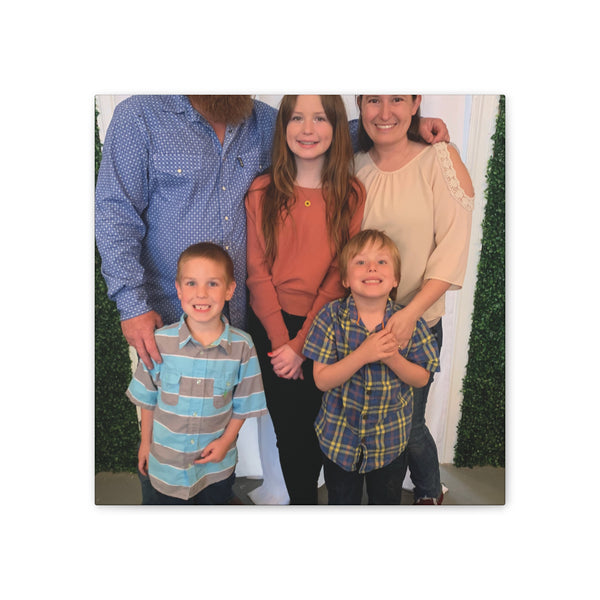 Custom Family Canvas Print, Wall Art, Home Decor, Family Portrait, Gift Idea for Holidays, Personalized Art for Family