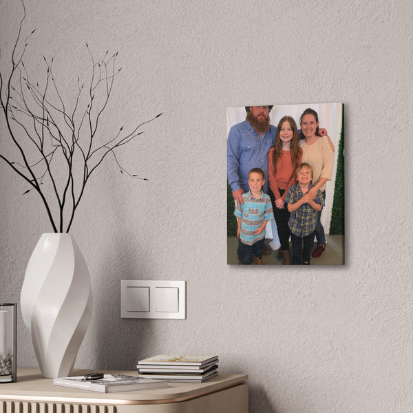 Custom Family Canvas Print, Wall Art, Home Decor, Family Portrait, Gift Idea for Holidays, Personalized Art for Family