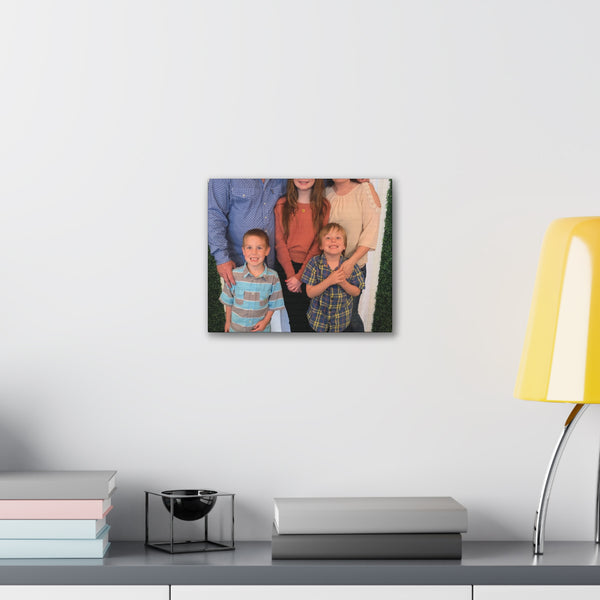 Custom Family Canvas Print, Wall Art, Home Decor, Family Portrait, Gift Idea for Holidays, Personalized Art for Family