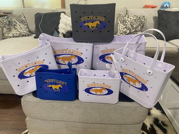 CUSTOM MASCOT TOTE BAGS