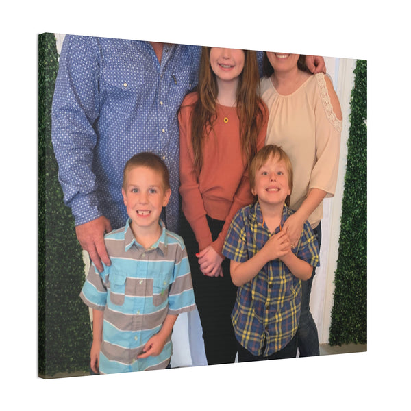 Custom Family Canvas Print, Wall Art, Home Decor, Family Portrait, Gift Idea for Holidays, Personalized Art for Family
