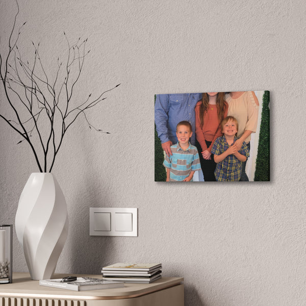 Custom Family Canvas Print, Wall Art, Home Decor, Family Portrait, Gift Idea for Holidays, Personalized Art for Family